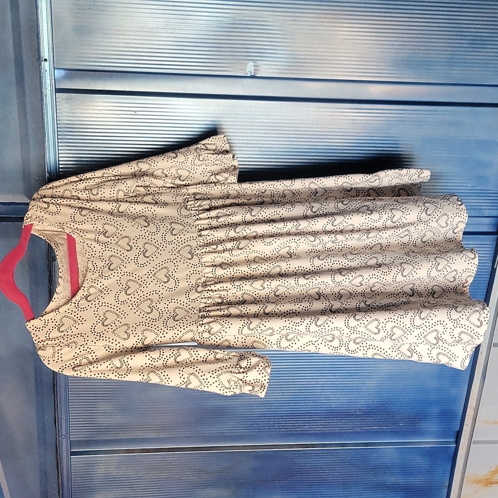 Girls Heart Print dress